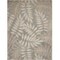 Homeroots 8 x 11 ft. Natural Leaves Indoor & Outdoor Area Rug 384960 - alternate 1